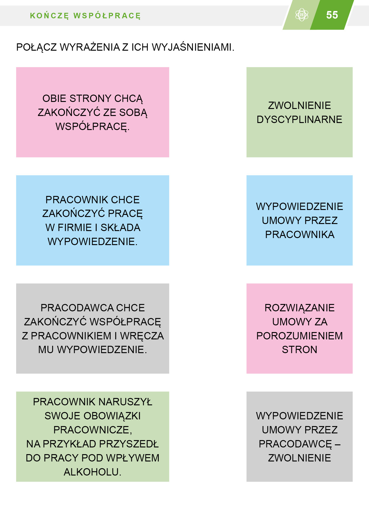 Jestem aktywny zawodowo. Karty pracy