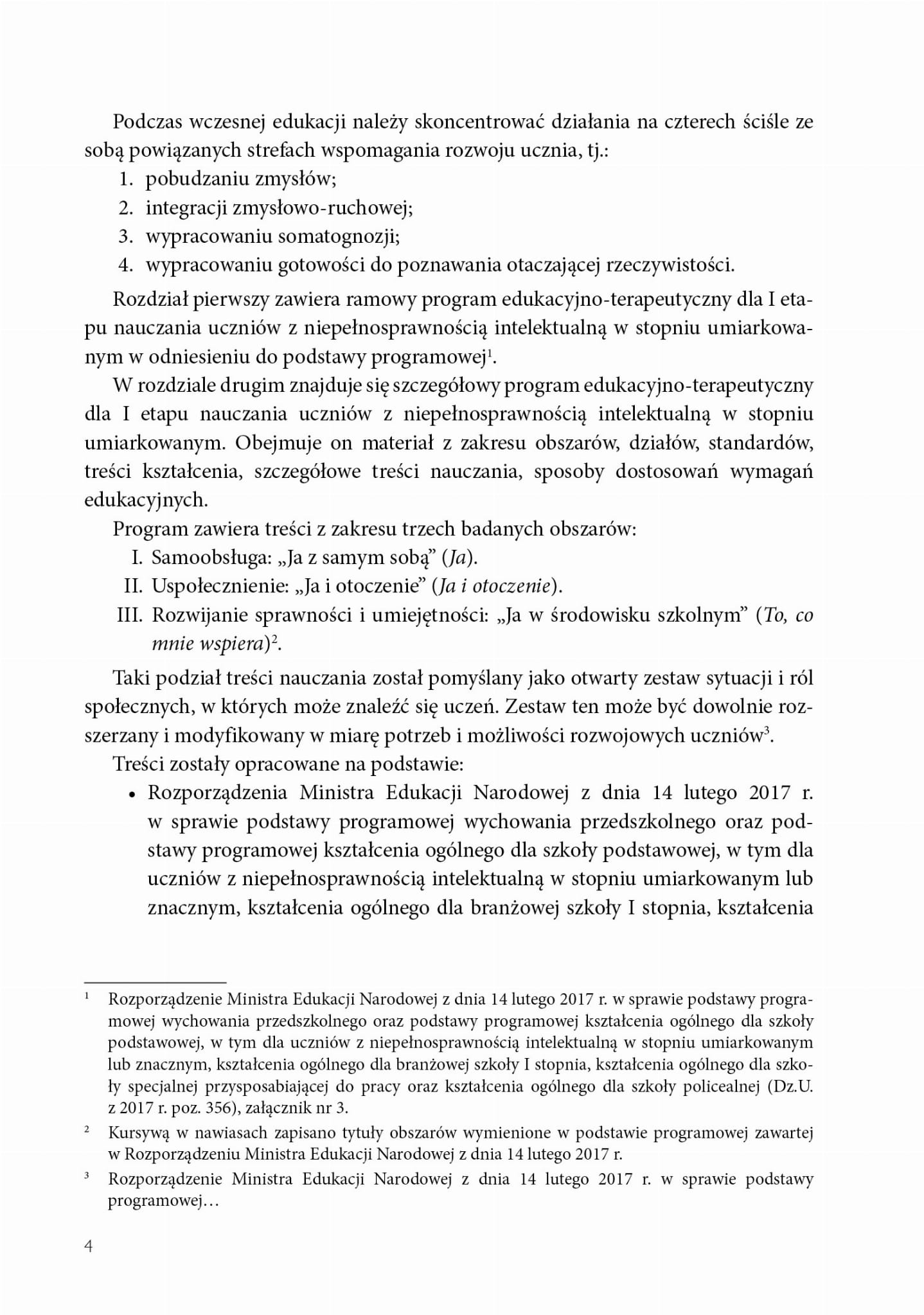 Nowe programy edukacyjno-terapeutyczne dla I etapu nauczania