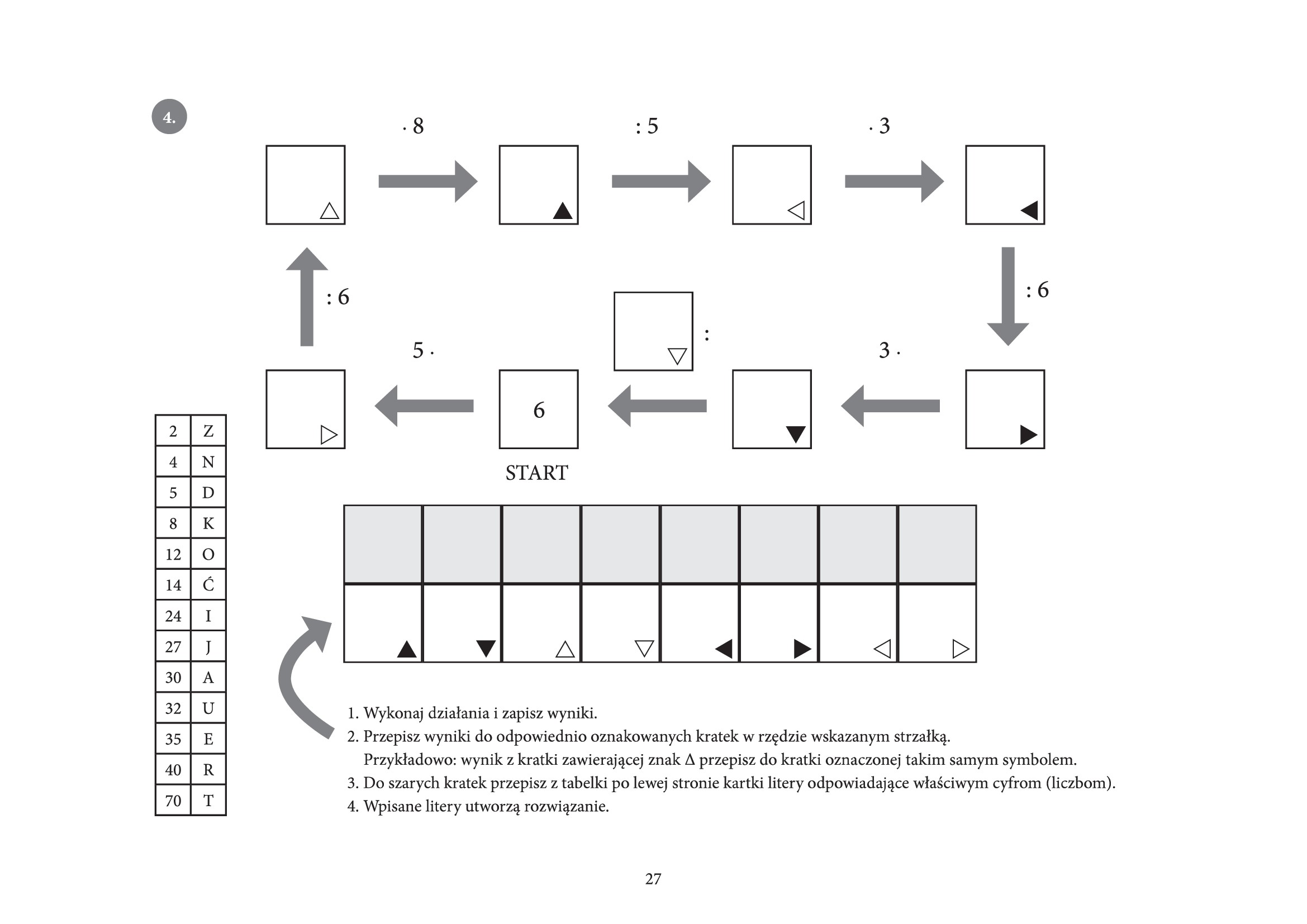 Mnożenie i dzielenie od 2 x 2 do 5 x 10 (10 x 5)