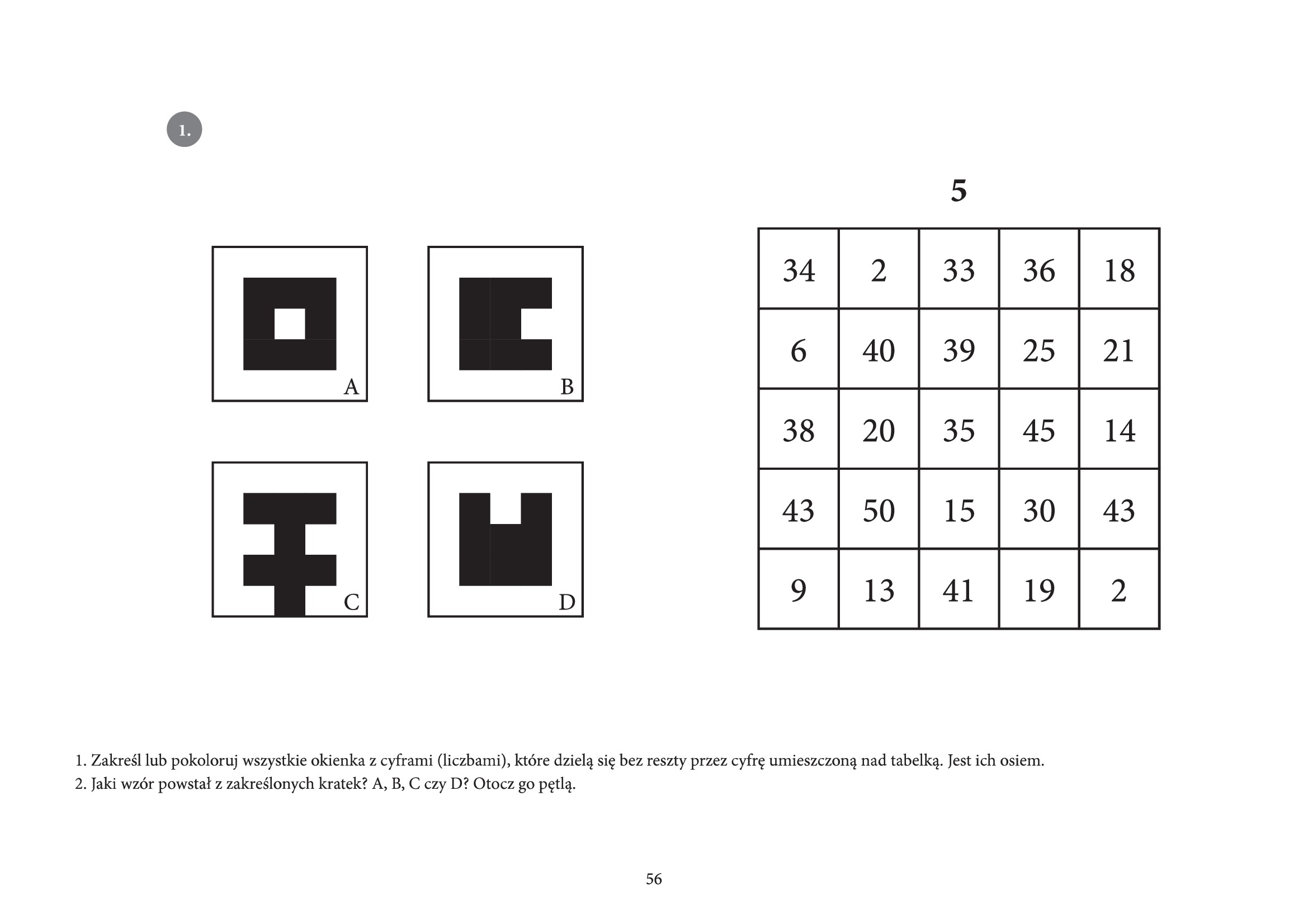 Mnożenie i dzielenie od 2 x 2 do 5 x 10 (10 x 5)