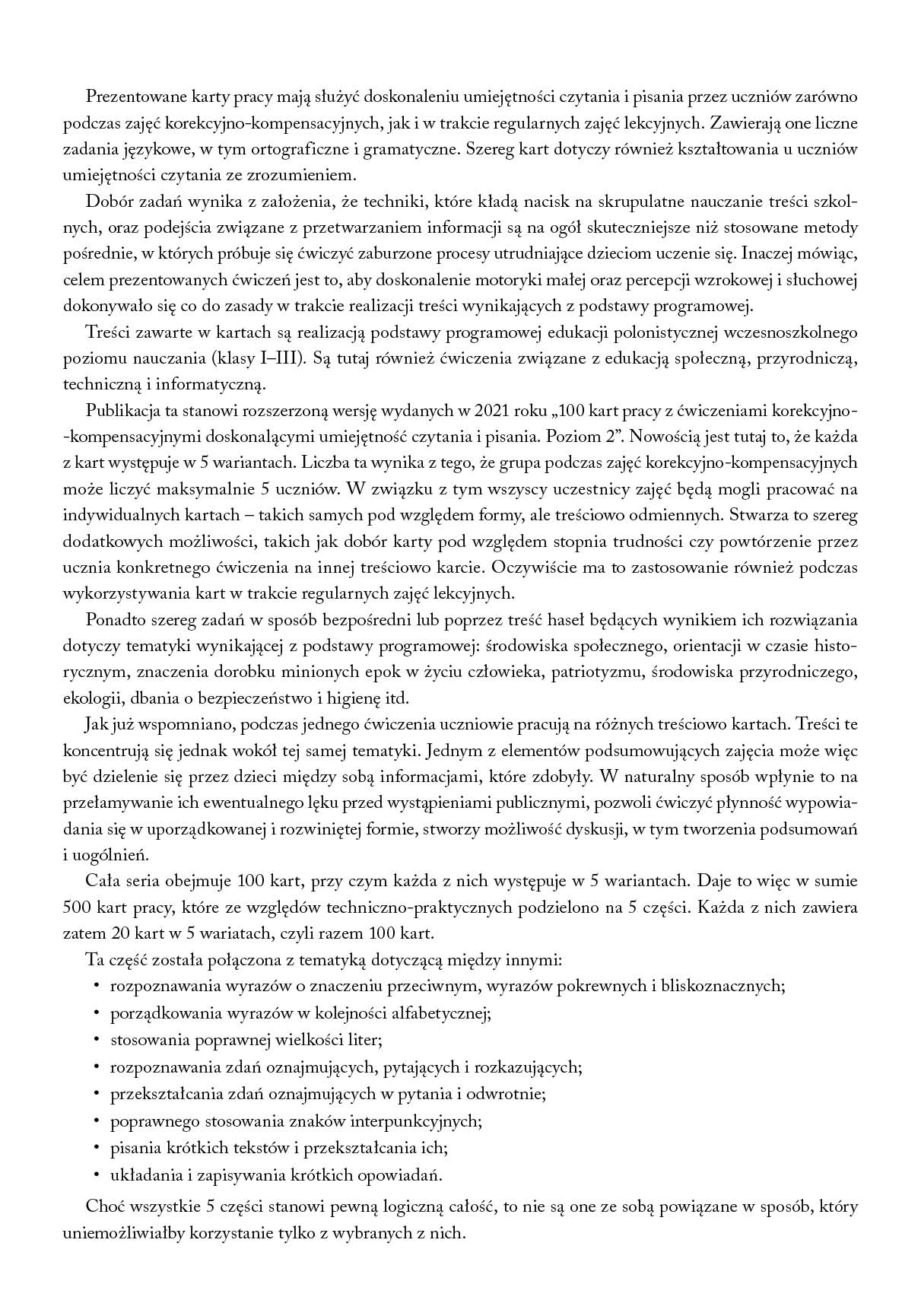 Materiały na zajęcia korekcyjno-kompensacyjne. Część B