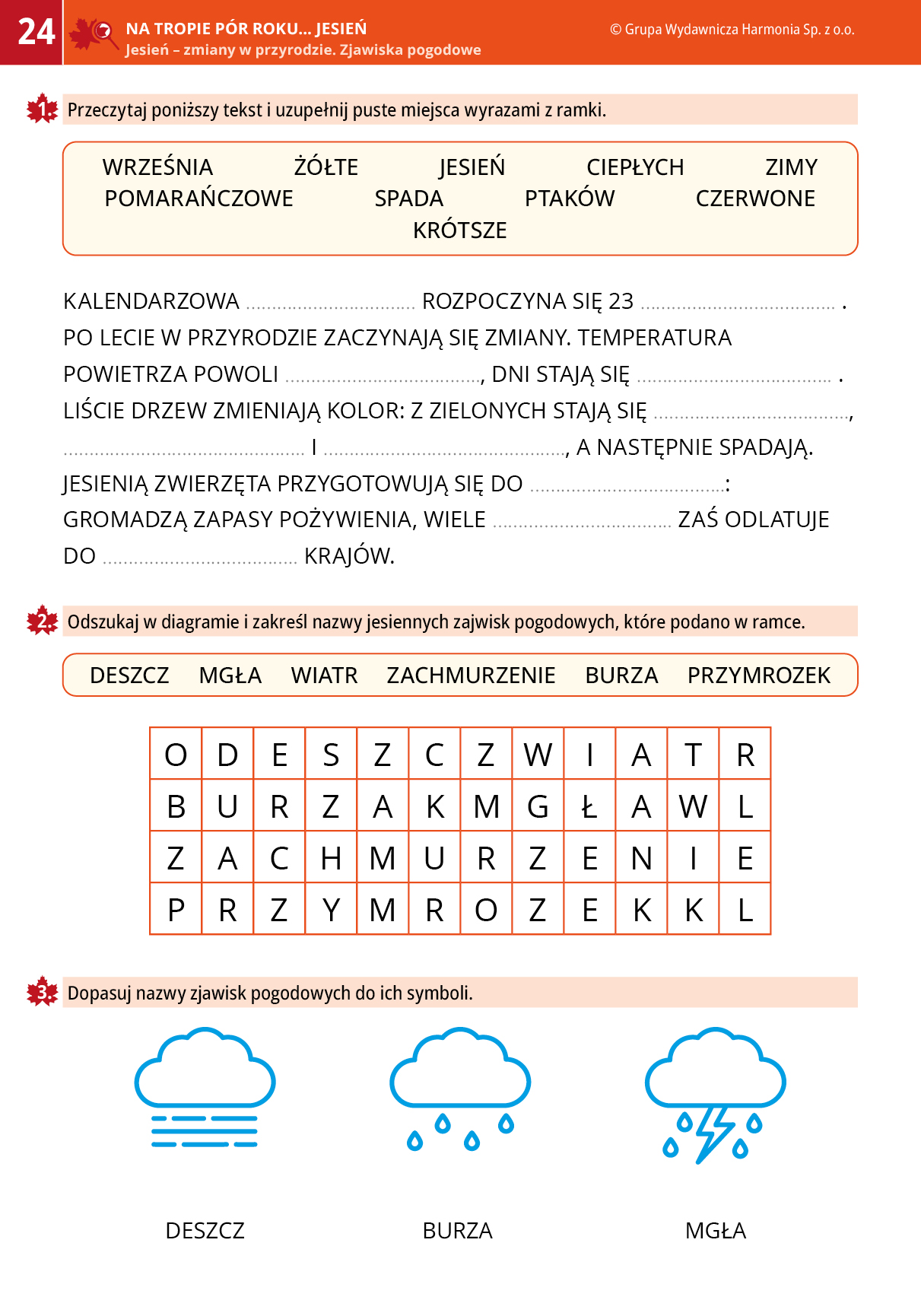 Na tropie pór roku. Jesień