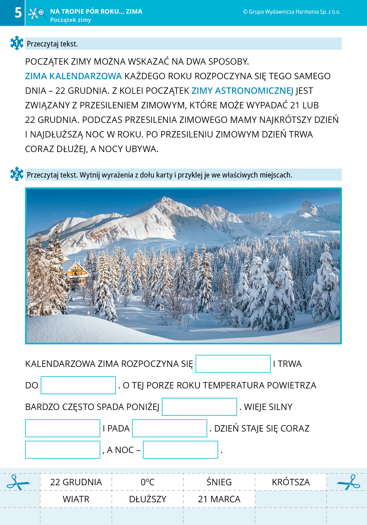 Na tropie pór roku. Zima