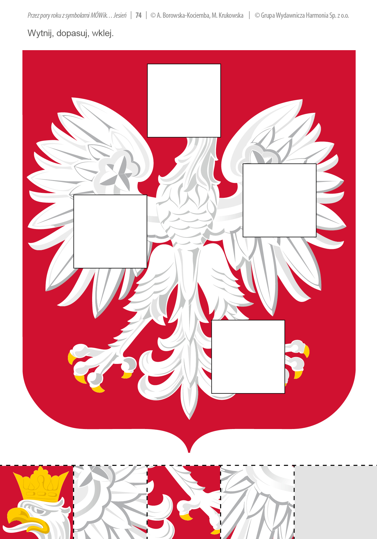 Przez pory roku z symbolami MÓWik. Jesień