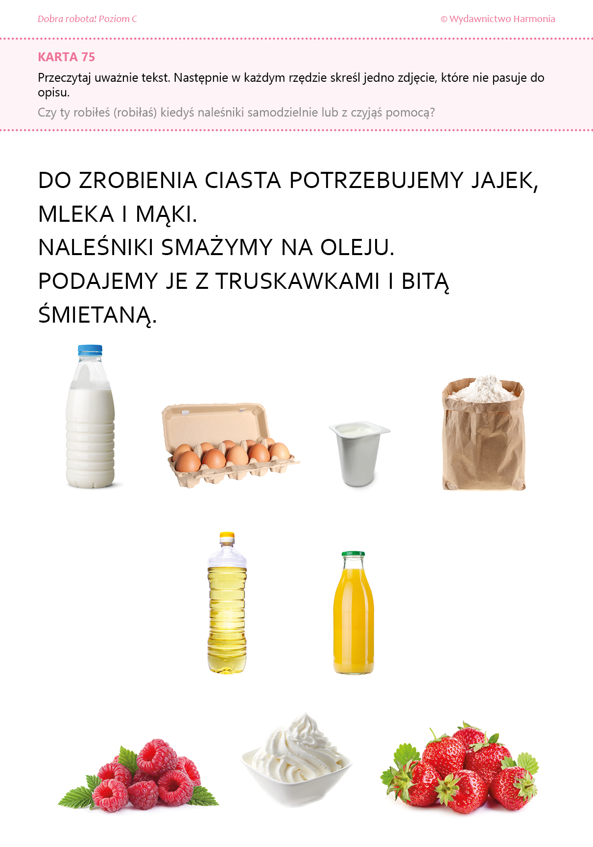 Dobra robota! Poziom C
