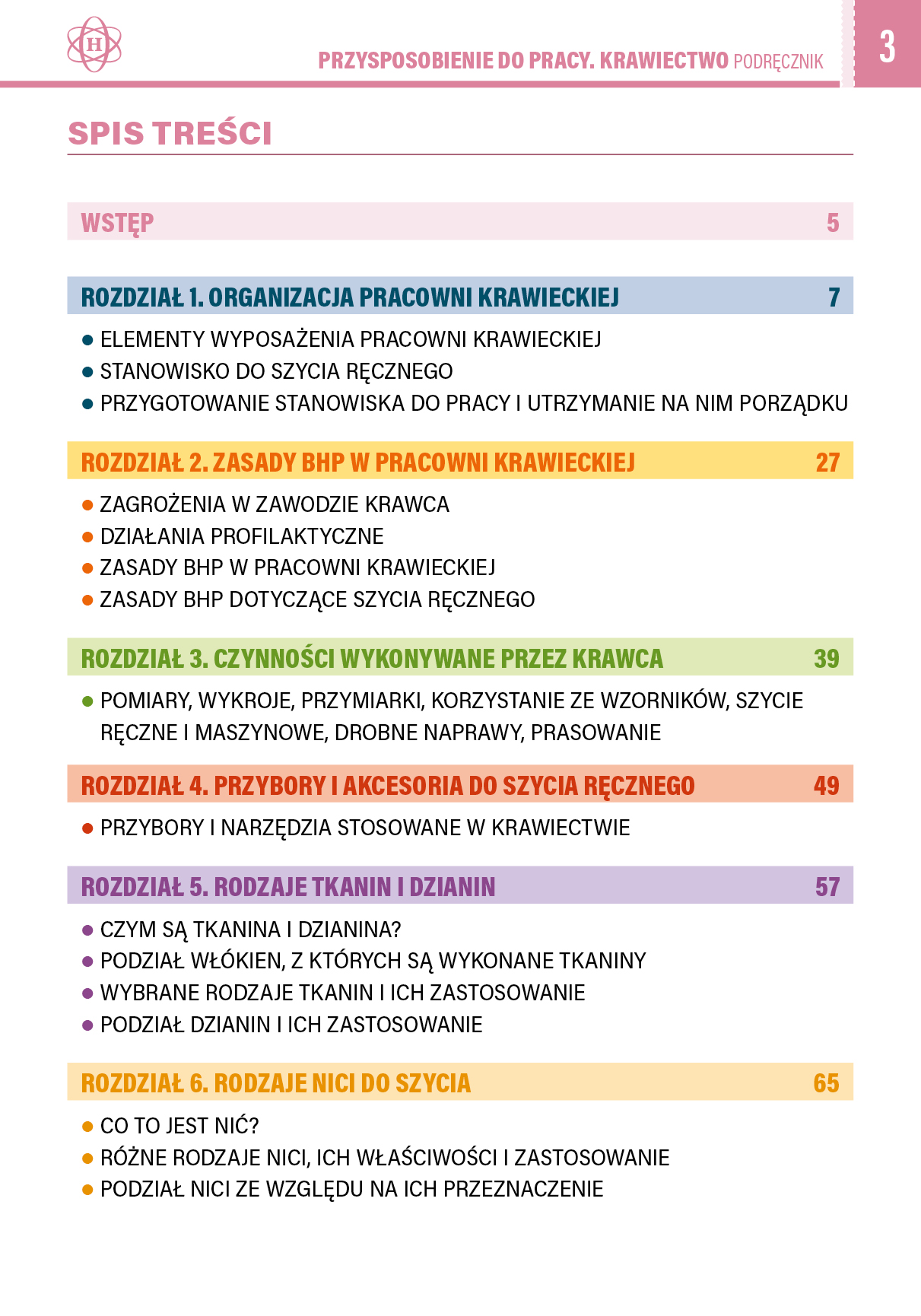 Przysposobienie do pracy. Krawiectwo. Podręcznik