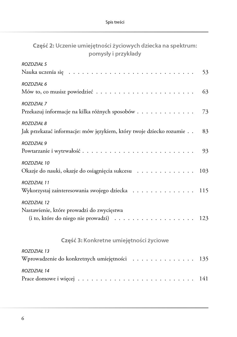 Rozwijanie umiejętności życiowych u dzieci z autyzmem lub zespołem Aspergera