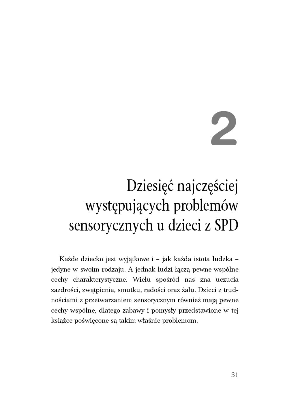 Codzienne gry i zabawy dla dzieci z zaburzeniami przetwarzania sensorycznego