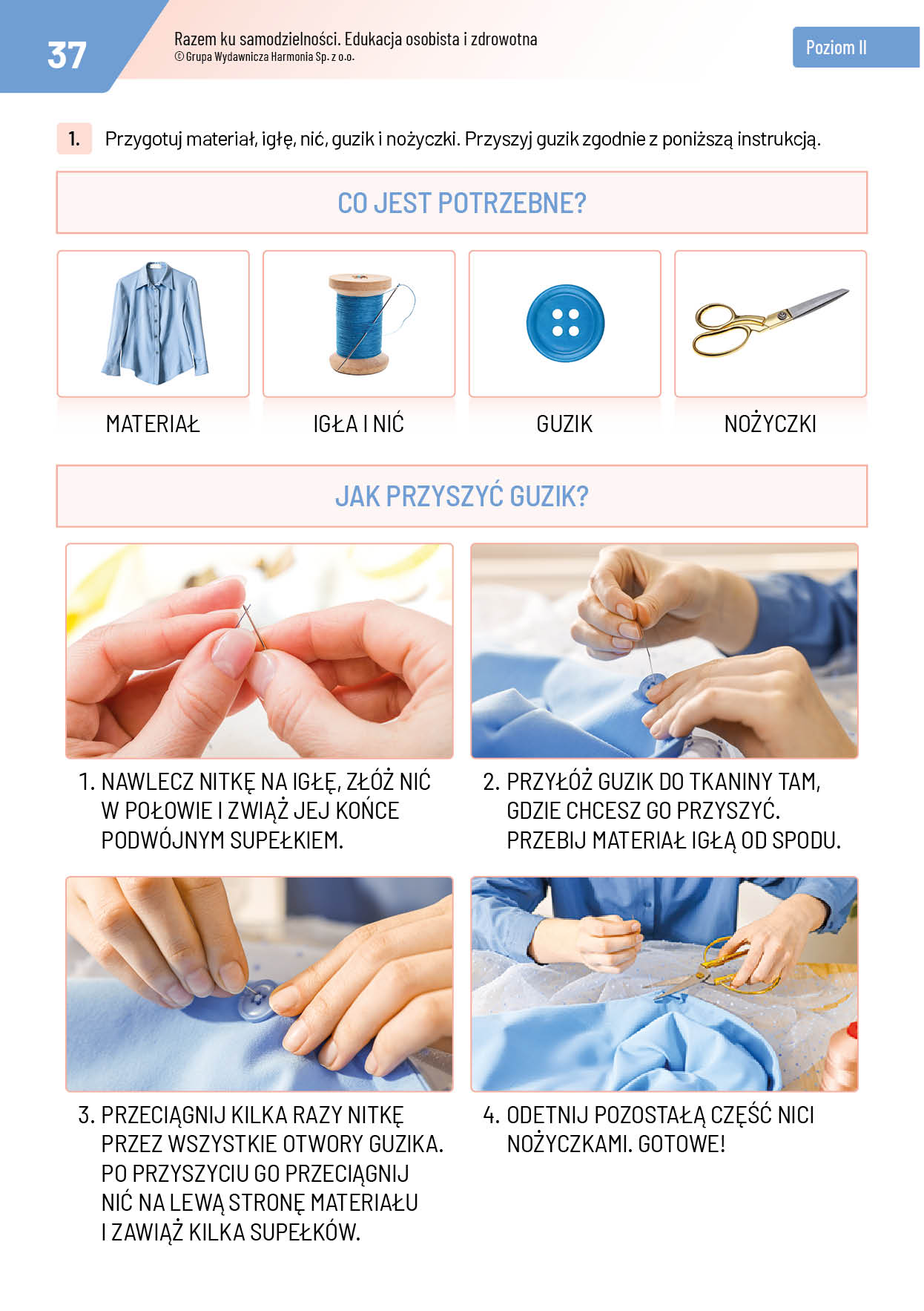 Razem ku samodzielności. Poziom II. Edukacja osobista i zdrowotna