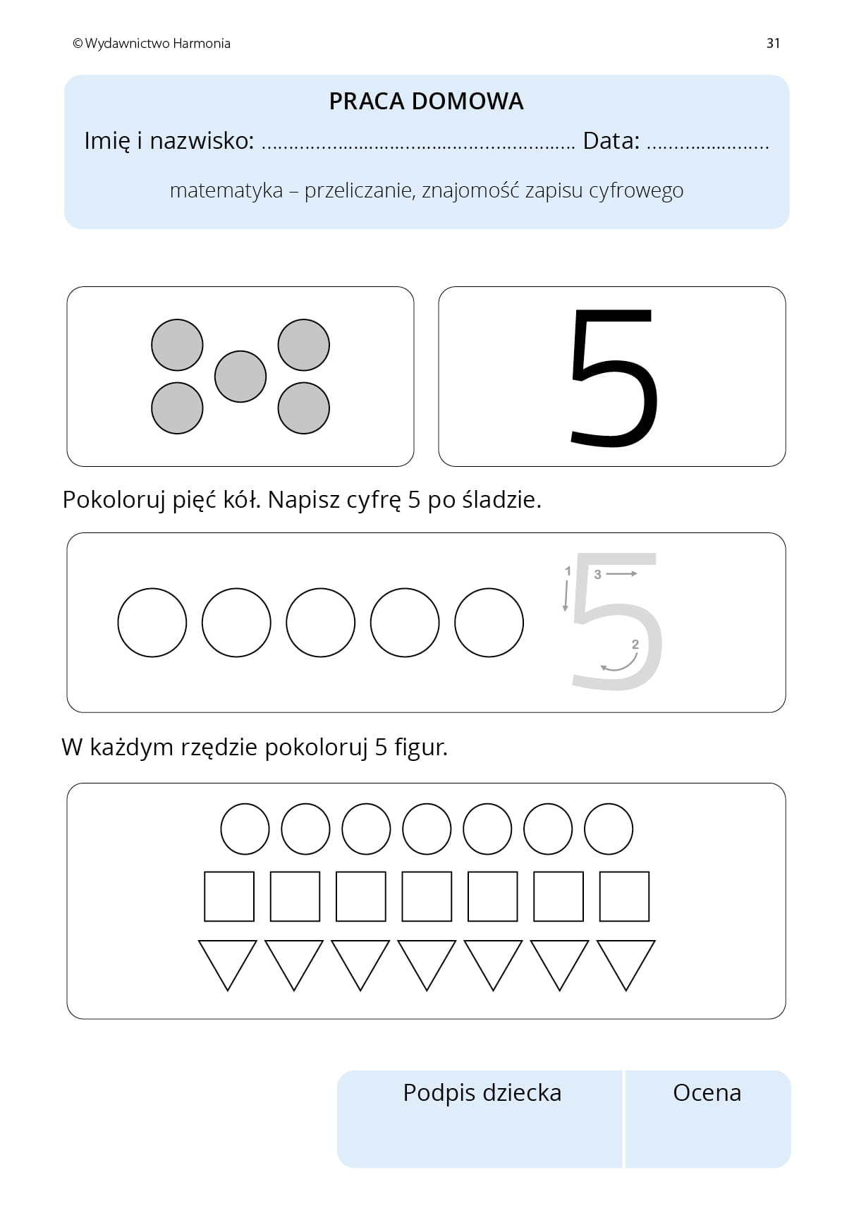 Prace domowe dla uczniów ze specjalnymi potrzebami edukacyjnymi. Poziom 2