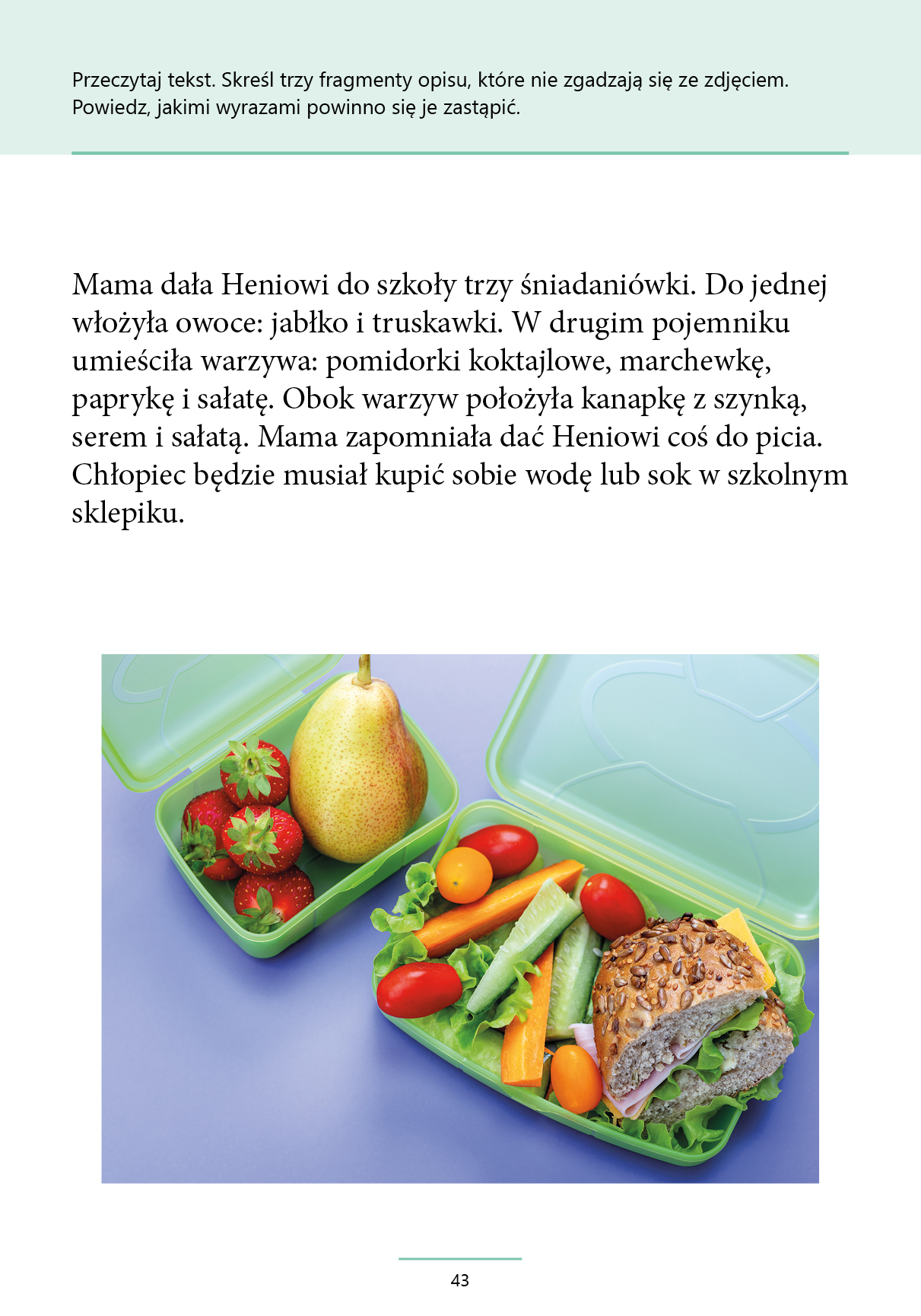 Przyjmuję wyzwanie! Klasa 1