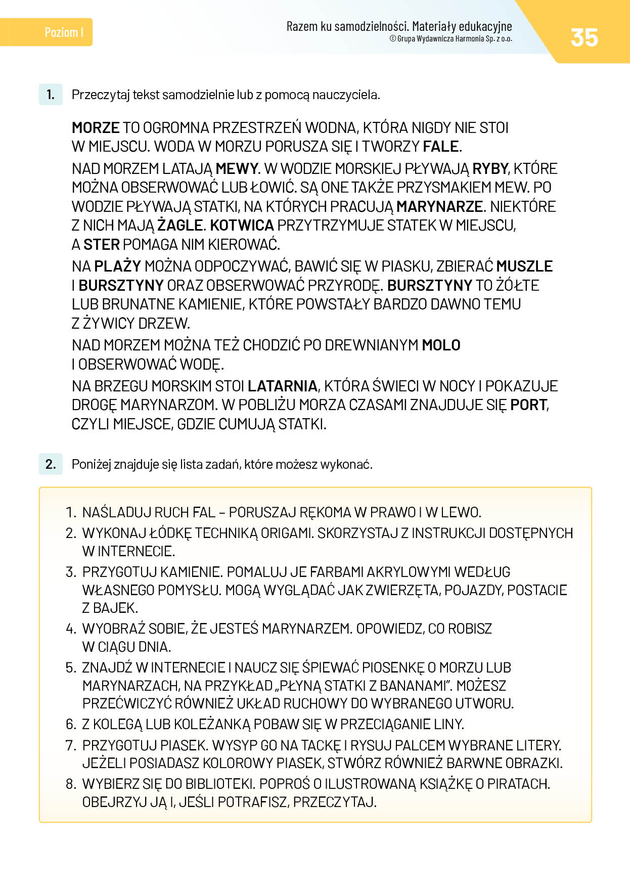 Razem ku samodzielności. Poziom I. Materiały edukacyjne Dodaj do skrótów w sekcji Default Primary tabs Widok Edytuj(aktywna karta) Zarządzaj wyświetlaniem Wariacje Klonuj Dodaj tabtamer Title Razem ku samodzielności. Poziom I. Materiały edukacyjne Podtytuł Opisy Opis  O formatach tekstu Format tekstu  Full HTML Krótki opis  O formatach tekstu Format tekstu  Full HTML Kategorie i etykiety  Kategorie Specjalne potrzeby edukacyjne -autyzm i zespół Aspergera -umiejętności samoobsługowe -rewalidacja -umiejętnośc