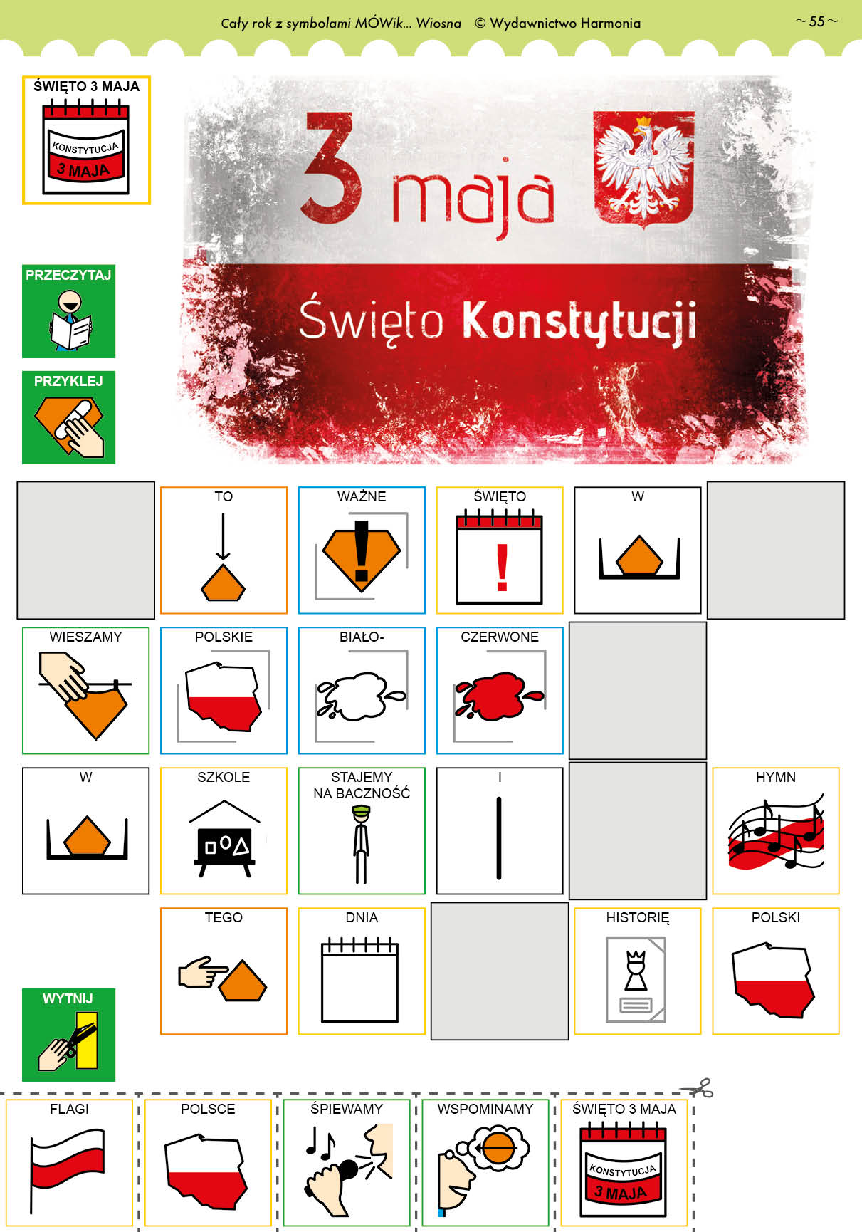 Cały rok z symbolami MÓWik. Wiosna