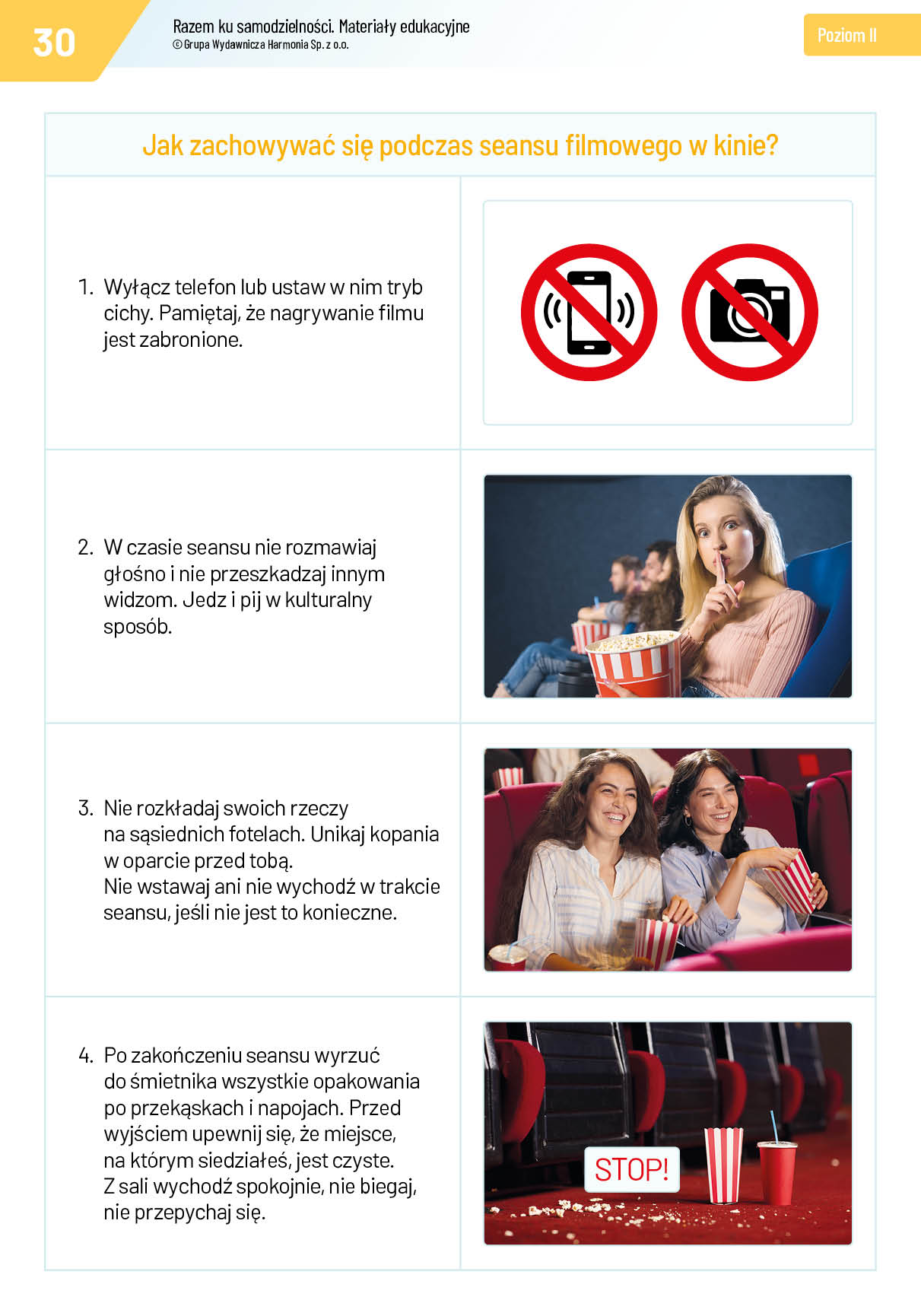 Razem ku samodzielności. Poziom II. Materiały edukacyjne