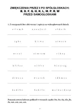 Ćwiczenia w terapii dysleksji i dysortografii dla uczniów klas IV–VI. Zmiękczenia