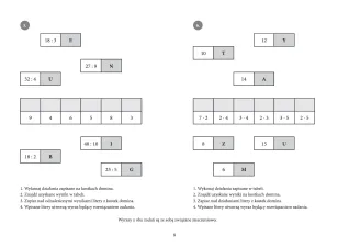 Mnożenie i dzielenie od 2 x 2 do 5 x 10 (10 x 5)