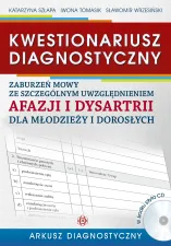 Kwestionariusz diagnostyczny zaburzeń mowy ze szczególnym uwzględnieniem afazji i dysartrii dla młodzieży i dorosłych. Komplet