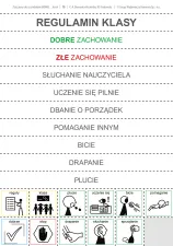 Przez pory roku z symbolami MÓWik. Jesień