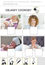 Przez pory roku z symbolami MÓWik. Jesień