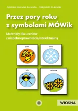 Przez pory roku z symbolami MÓWik. Wiosna