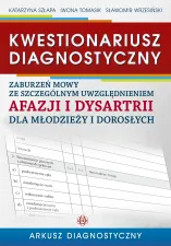 Kwestionariusz diagnostyczny zaburzeń mowy ze szczególnym uwzględnieniem afazji i dysartrii dla młodzieży i dorosłych. Komplet