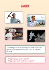 Poznajemy zawody i miejsca pracy. Materiały edukacyjne
