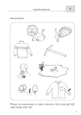 Obrazkowe ćwiczenia logopedyczne dla przedszkolaków – F, W, K, G