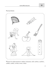Obrazkowe ćwiczenia logopedyczne dla przedszkolaków – F, W, K, G