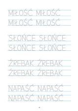 Piszę wielkie litery po śladzie 2