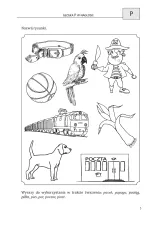 Obrazkowe ćwiczenia logopedyczne dla przedszkolaków – P, B, T, D