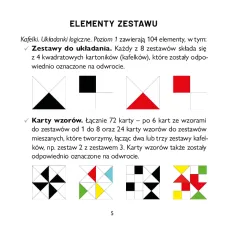 Kafelki. Układanki logiczne. Poziom 1