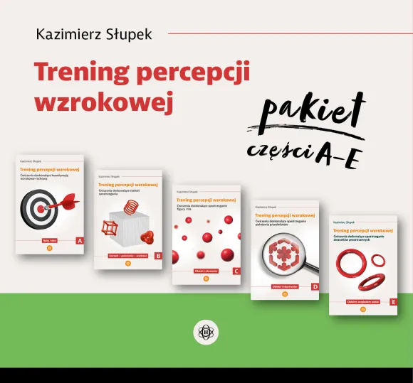 Trening percepcji wzrokowej. Części A–E. Pakiet